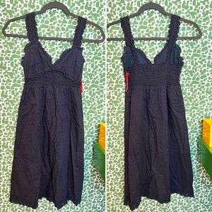 EUC Navy Blue Sundress Brand:Sam&Max Size:S 100% Cotton 💙🤍💙